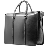 LEONTHE 22 - Black Office Briefcase for Men
