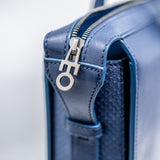 LEONTHE 22 - Navy Blue Office Briefcase for Men