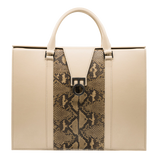 LEONTHE 22 - Beige Office Handbag for Women