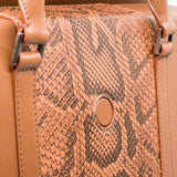 LEONTHE 22 - Saddle Tan Office Handbag for Women